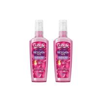 Queratina Liquida Vegetal Dabelle 75Ml Resgata Fios -Kit 2Un