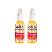 Queratina Niely Gold Liquida Spray 120Ml - Kit Com 2Un