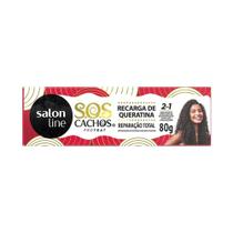 Queratina Salon Line S.O.S Cachos 80 gr Reparação Total Queratina Salon Line S.O.S Cachos 80 gr Reparação Total