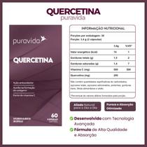Quercetina Vitamina C 60 Caps PuraVida