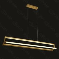 Querolustre Pendente Dcd015085 Led 37w Dourado