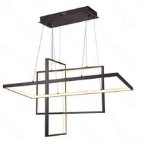 Querolustre Pendente Dcd03032 Retangulo 113w 3000k Preto