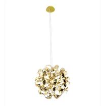 Querolustre Pendente Dcd06201 P/12 Lamp G9 Dourado Querolustre Pendente Dcd06201 P/12 Lamp G9 Dourado