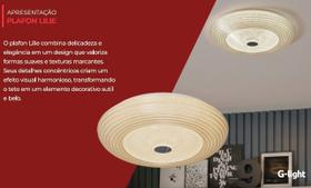 Querolustre Plafon Lilie 265 Led 12w 6500k Autovolt **