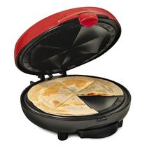 Quesadilla Maker Nostalgia Taco Tuesday Deluxe 8 polegadas vermelha Quesadilla Maker Nostalgia Taco Tuesday Deluxe 8 polegadas vermelha