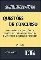 Questoes de concurso - vol. 2 - comentarios a questoes de concursos para a