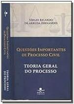 Questões Importantes De Processo Civil - Teoria Geral Do Processo - 2ª Edição 2002 Paperback Fernandes, Sérgio R De Ar