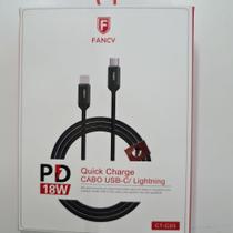 Quick charger cabo usb-c lightning - Fancy