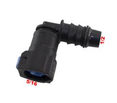 Quick Conector 90 Graus 5/16 X 1/2 Universal