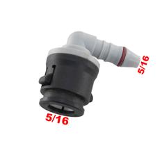 Quick Conector 90 Graus Preto 5/16 X 5/16