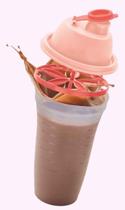 Quick Shake 500ml geração II Flamingo Tupperware Quick Shake 500ml geração II Flamingo Tupperware