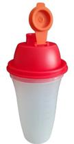 Quick Shake 500ml geração II Vermelho e Coral Tupperware Quick Shake 500ml geração II Vermelho e Coral Tupperware