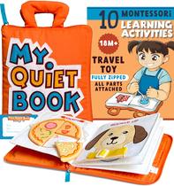 Quiet Book TAVVA Toddler Travel Essential para meninas de 1 a 3 anos Quiet Book TAVVA Toddler Travel Essential para meninas de 1 a 3 anos