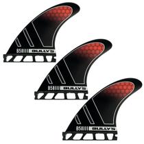Quilha Triquilha Bullys B5 Medium Encaixe Futures Preta Surf Tamanho:Medium/Média Quilha Triquilha Bullys B5 Medium Encaixe Futures Preta Surf Tamanho:Medium/Média