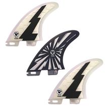 Quilhas MF 7 Branca Large Encaixe FCS 2 Surf Exclusivo