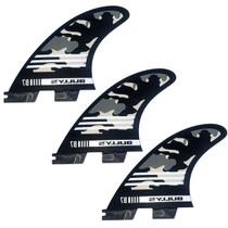 Quilhas Triquilha Bullys B7 Large Encaixe FCS 2 Camuflada