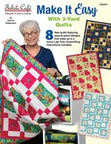 Quilt Pattern Fabric Cafe Make It Easy, colchas de 3 jardas, 8 designs Quilt Pattern Fabric Cafe Make It Easy, colchas de 3 jardas, 8 designs