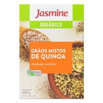 Quinoa em grãos mistos orgânico JASMINE 200g