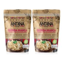 Quinoa Real Orgânica Branca- Color Andina Food 0,150g - 02 Unids