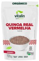 Quinoa Real Vermelha em Flocos Orgânica Sem Glúten Vitalin 120g