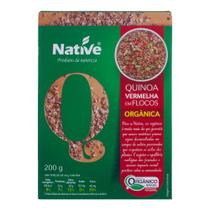 Quinoa Vermelha Em Flocos Orgânica Native 200g