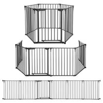 Quintal de jogos 3 em 1, portão para bebês e cerca de lareira Little Chicks Quintal de jogos 3 em 1, portão para bebês e cerca de lareira Little Chicks