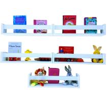 Quit 5 Prateleira Livreiro De Criança Nicho Quarto Bebê 40Cm - Arte Cedro Quit 5 Prateleira Livreiro De Criança Nicho Quarto Bebê 40Cm - Arte Cedro