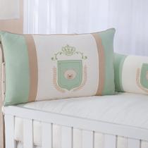 Quit, kit enxoval para berço bebê puff verde menino neutro Quit, kit enxoval para berço bebê puff verde menino neutro