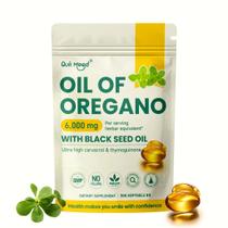 Quit Mood Óleo de Orégano com Óleo de Cominho Preto 6000mg Extrato de Orégano (Carvacrol 165mg) + 200mg Óleo de Cominho Preto (Timóquinona) 300 Softgels Quit Mood Óleo de Orégano com Óleo de Cominho Preto 6000mg Extrato de Orégano (Carvacrol 165mg) + 200mg Óleo de Cominho Preto (Timóquinona) 300 Softgels
