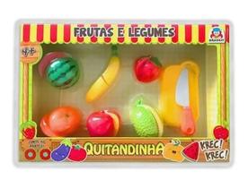 Quitandinha Frutas Legumes Hortifruti Crec 8 Peças Infantil