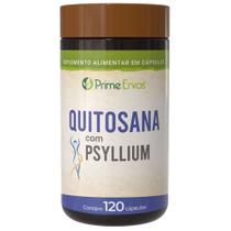 Quitosana com Psyllium 120 cápsulas Prime Ervas Quitosana com Psyllium 120 cápsulas Prime Ervas