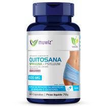 Quitosana Spirulina Muwiz - 120 cápsulas - 600mg