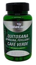 Quitosana + Spirulina + Psylium + Café Verde 500mg 60 cápsulas - Take Care