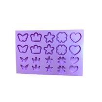 R126 Molde de silicone pingente Pêndulos estrela coroa coração chaveiro resina decorar R126 Molde de silicone pingente Pêndulos estrela coroa coração chaveiro resina decorar