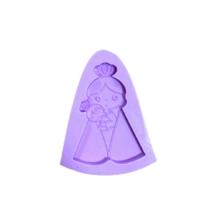 R128 Molde de silicone n.sra nazaré religião chaveiro resina decorar