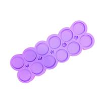 R148 Molde de silicone 12 cavidades redondo resina decorar