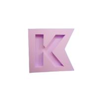 R174 Molde de silicone letra K resina decorar R174 Molde de silicone letra K resina decorar