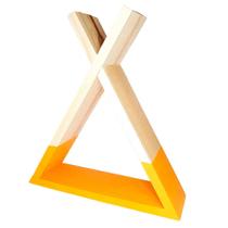 R25 - Decoração de MDF - Cabana - Laranja - M - 01 Unidade - Mara Móveis - Rizzo Festas