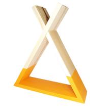 R25 - Decoração de MDF - Cabana - Laranja - P - 01 Unidade - Mara Móveis - Rizzo Festas