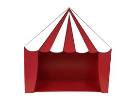 R25 - Nicho de Circo Vermelho - 01 Unidade - Mara Moveis - Rizzo Embalagens