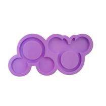 R269 Molde de silicone ratinho ratinha porta copos resina R269 Molde de silicone ratinho ratinha porta copos resina