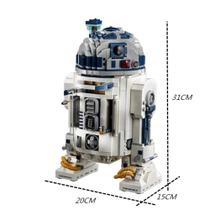 R2d2 Star Wars Blocos De Montar 2314 Peças 31x20x15cm