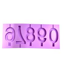 R334 Molde de silicone vela pavio número 6,7,8,9,0 decoração resina R334 Molde de silicone vela pavio número 6,7,8,9,0 decoração resina