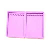 R339 molde de silicone capa caderneta pequena bloquinho frente e verso resina decorar