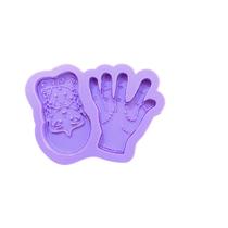 R345 Molde de silicone wandinha decoração resina R345 Molde de silicone wandinha decoração resina