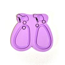 R376 Molde de silicone brincos + acessórios resina decorar R376 Molde de silicone brincos + acessórios resina decorar