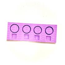 R382 Molde de silicone kit anéis pequeno resina decorar