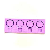R383 Molde de silicone kit anéis médio resina decorar