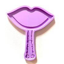 R399 Molde de silicone espelho de mão boca para decorar resina R399 Molde de silicone espelho de mão boca para decorar resina