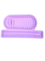 R417 Molde de silicone bolsa oval resina decoração R417 Molde de silicone bolsa oval resina decoração
